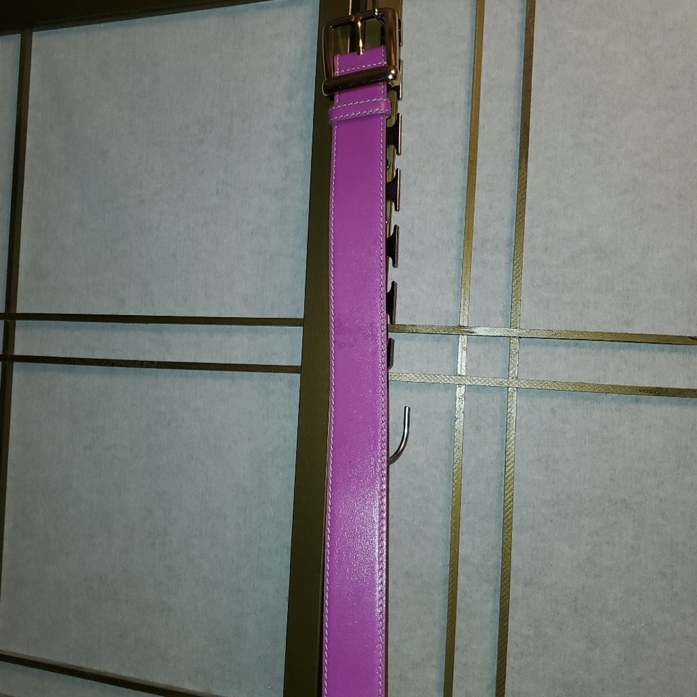 D&G Vibrant Pinkish Leather Belt